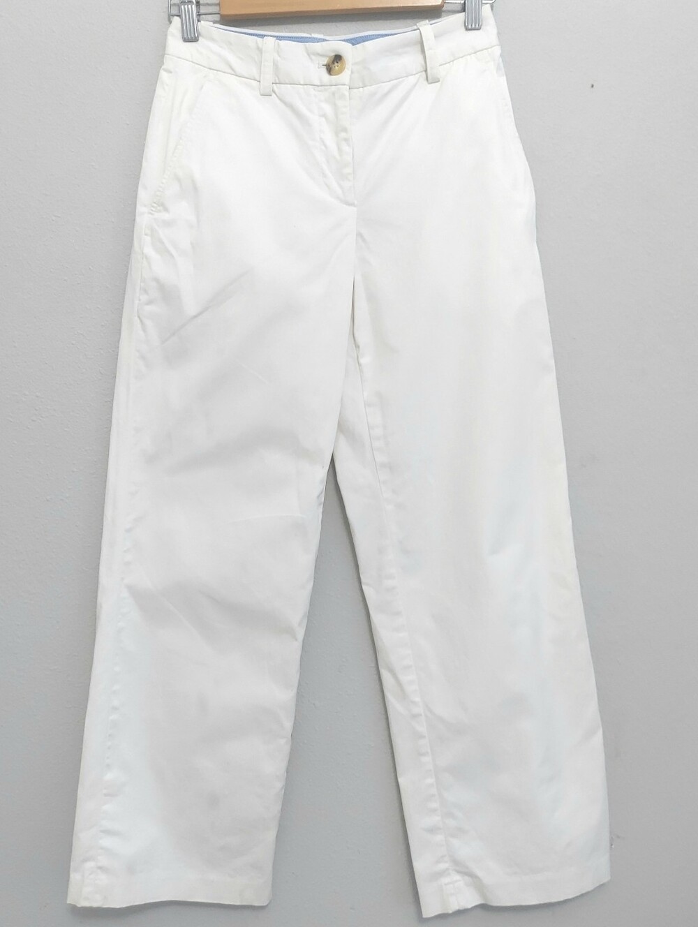 Aritzia Chino Mid Rise White Trouser Pants Women Size 0 Business Casual